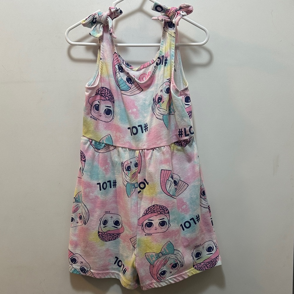 L.O.L. Surprise! Pink and White Kids' Romper Size 6